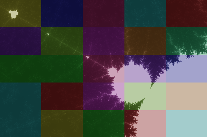 Part of the Mandelbrot fractal